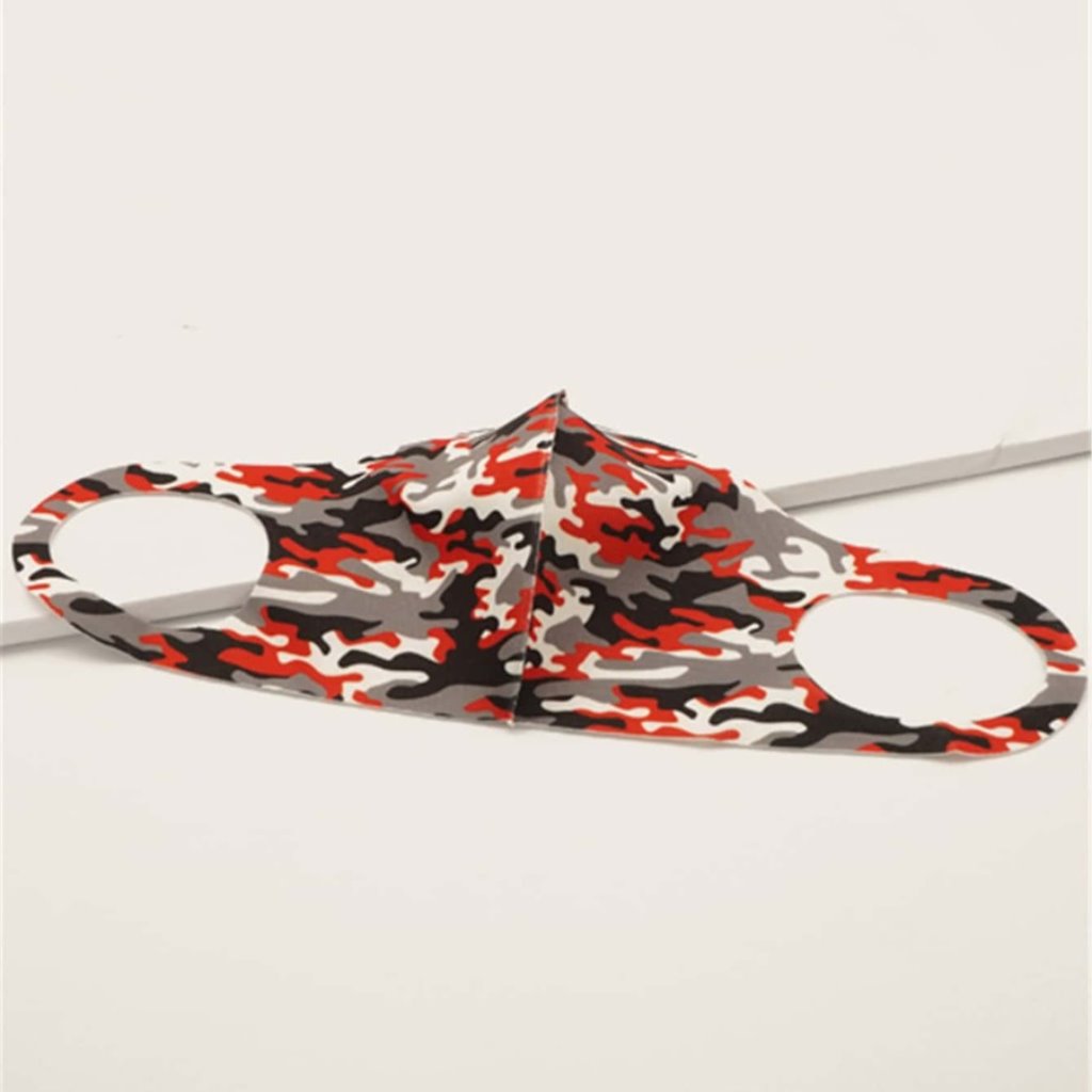 Red Camo Mask